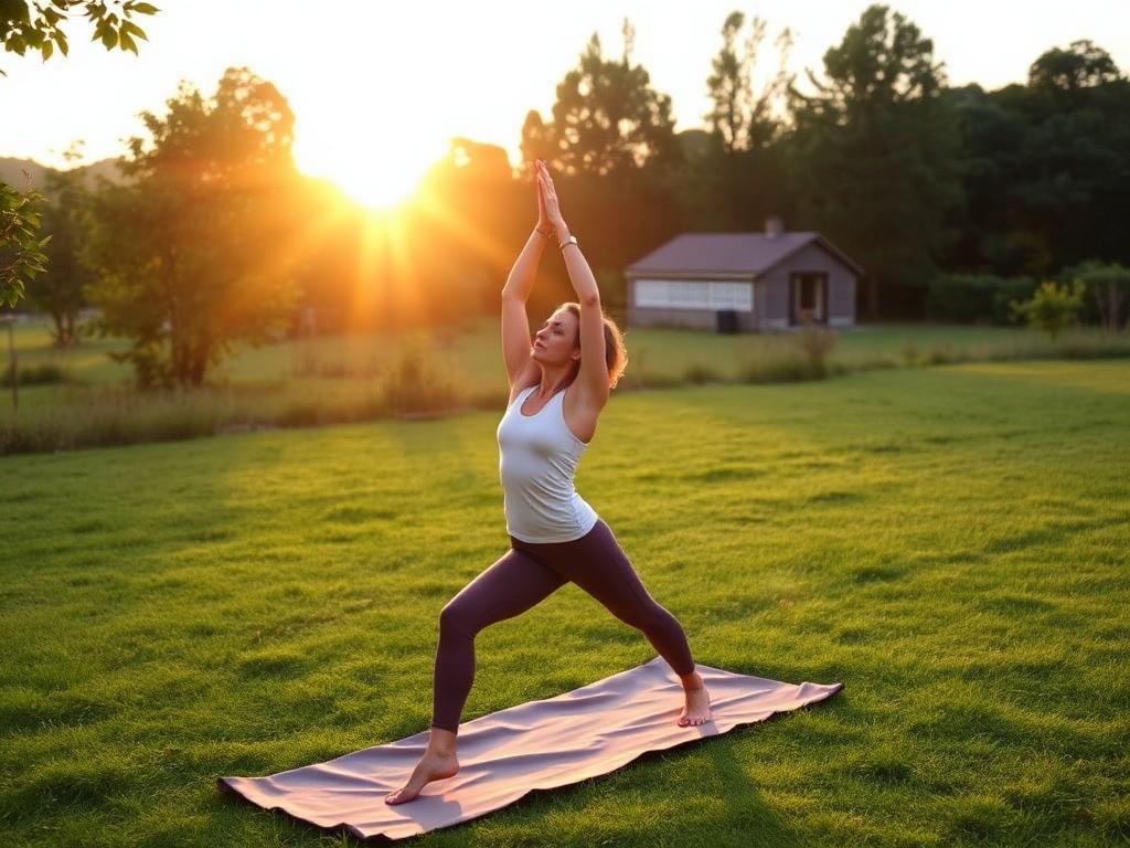 Aula de Yoga pela Nayla
